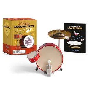RP Minis Desktop Drum Kit with Drumroll and Rimshot Sounds for Easy Rhythm Addition Paperback Format