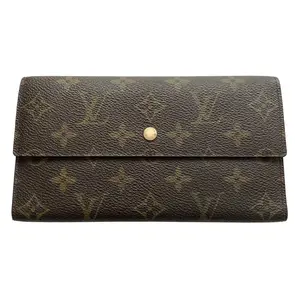 Pre-owned Louis Vuitton LV Vintage monogram sarah long wallet