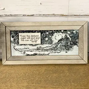 Inspirational Wall Art - Darkest Night