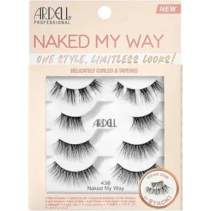 Ardell Naked My Way - 436 False Eyelashes, 4 Pairs, 1-pack Ardell Naked My Way - 436 False Eyelashes, 4 Pairs, 1-pack