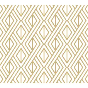 NextWall Diamond Geometric Peel and Stick Wallpaper Roll