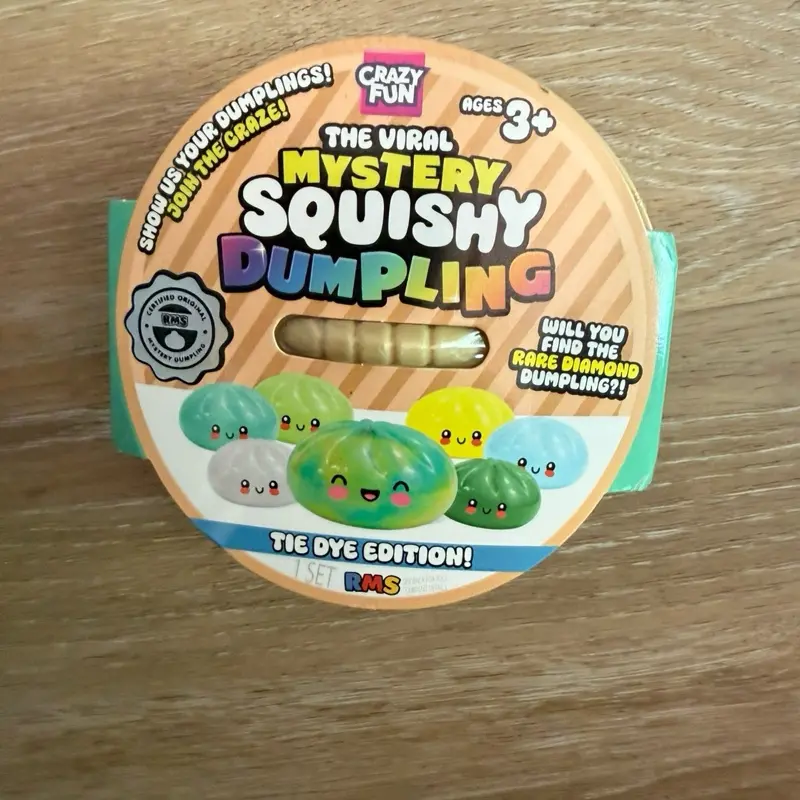 Crazy fun tie dye  stuffed bun dumpling