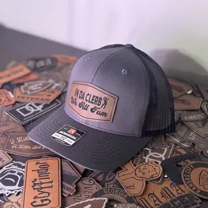 In Da Clerb We All Fam Hat | TikTok Hat | Meme Hat | Leather Patch Hat | Leatherette | Trucker Hat