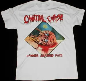 CANNIBAL CORPSE HAMMER SMASHED FACE Short Sleeve T-shirt US Size: S-6XL, All Colors, Gift for Women Men, Made In USA, 100% cotton, Classic Fit, Unisex T-Shirt