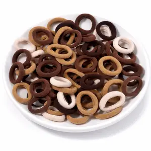 200PCS Women Girls Colorful Nylon Elastic Hair Bands Ponytail Hold Small Hair Tie Rubber Bands Scrunchie Hair Accessories