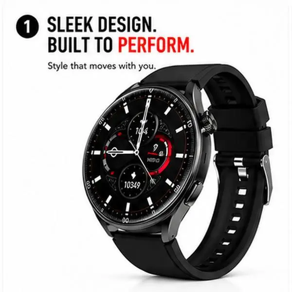 AM05 Nexa 2 Smartwatch - Bluetooth Calling Smartwatch with 1.43" AMOLED Display, Multiple Sports Modes, Wireless Charging Colorful Device