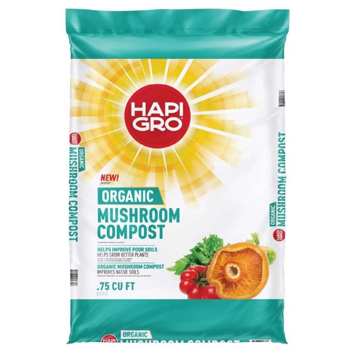 212 MAIN Organic Soil Conditioner - 0.7 cu. ft. Large Home Appliance Accessory, Enhances Soil for Mushroom Gardens, Lawns, Soil Conditioners