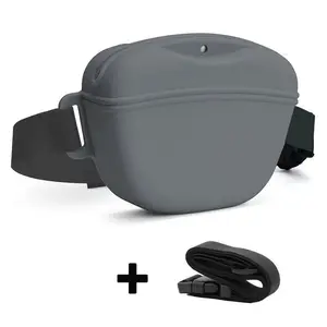 New Silicone Dog Training Waist Bag, Portable Pet Therapy Belt, Outdoor Convenient Harness, Essential Gear for Dogs