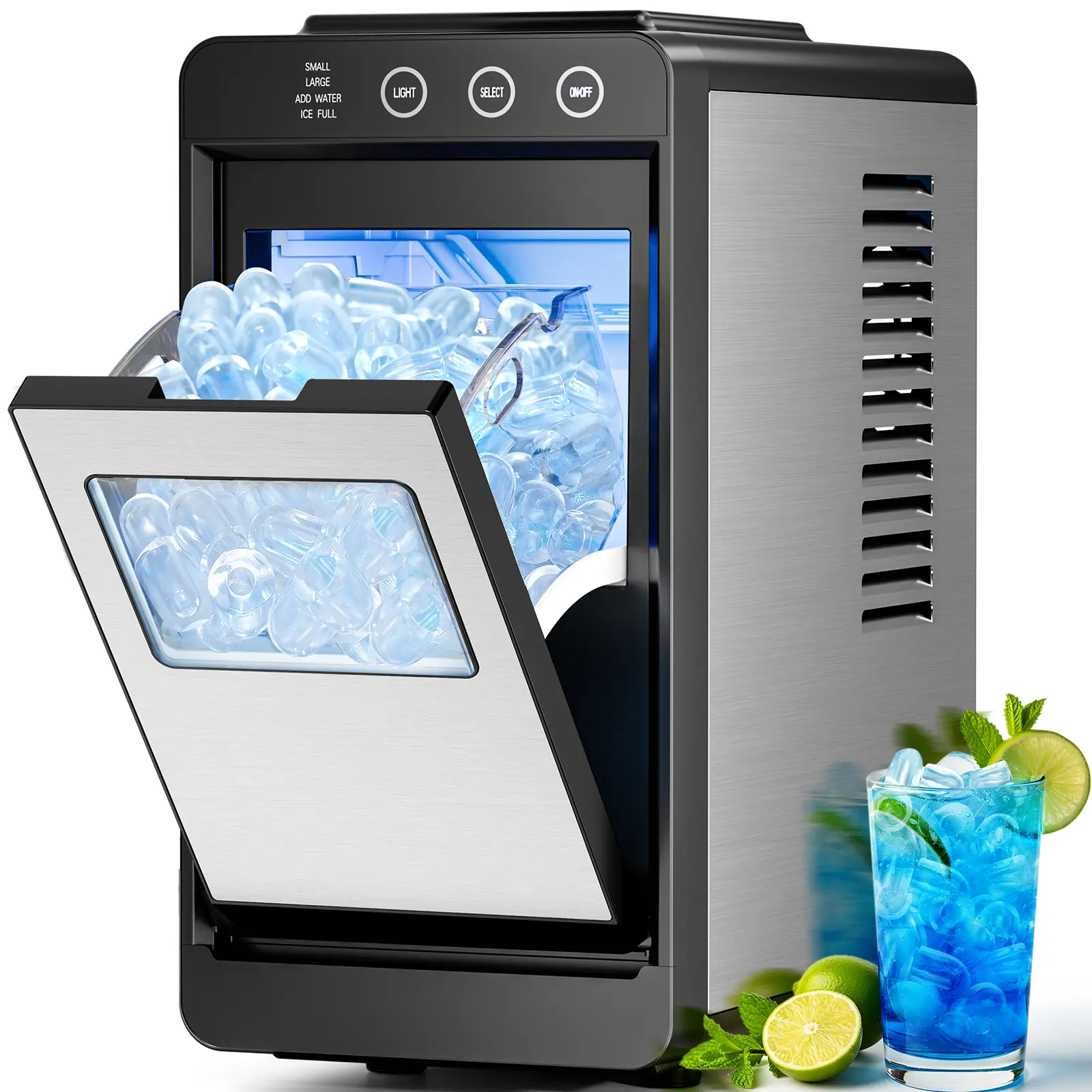 Bullet Ice (26.5lbs/day) Stainless steel