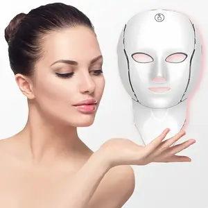 2026 New Portable Beauty Device Red Light Therapy Mask for Face 7 Modes LED Face Mask Light Therapy with 288 LEDs 630nm & 850nm Infrared Light Therapy Mask at Home Portable facial light therapy mask Skincare Set fathersdaygift