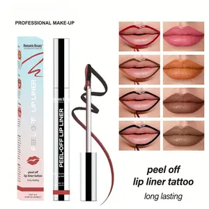 Tear Lipliner, Matte Waterproof Lip Gloss, Long-lasting, Moisturizing Lip Glaze, Dudu Lip Lipstick, Peelable Lip Glaze, Tear Off Lip Glaze, Lip Gloss, Lip Liner Pencil