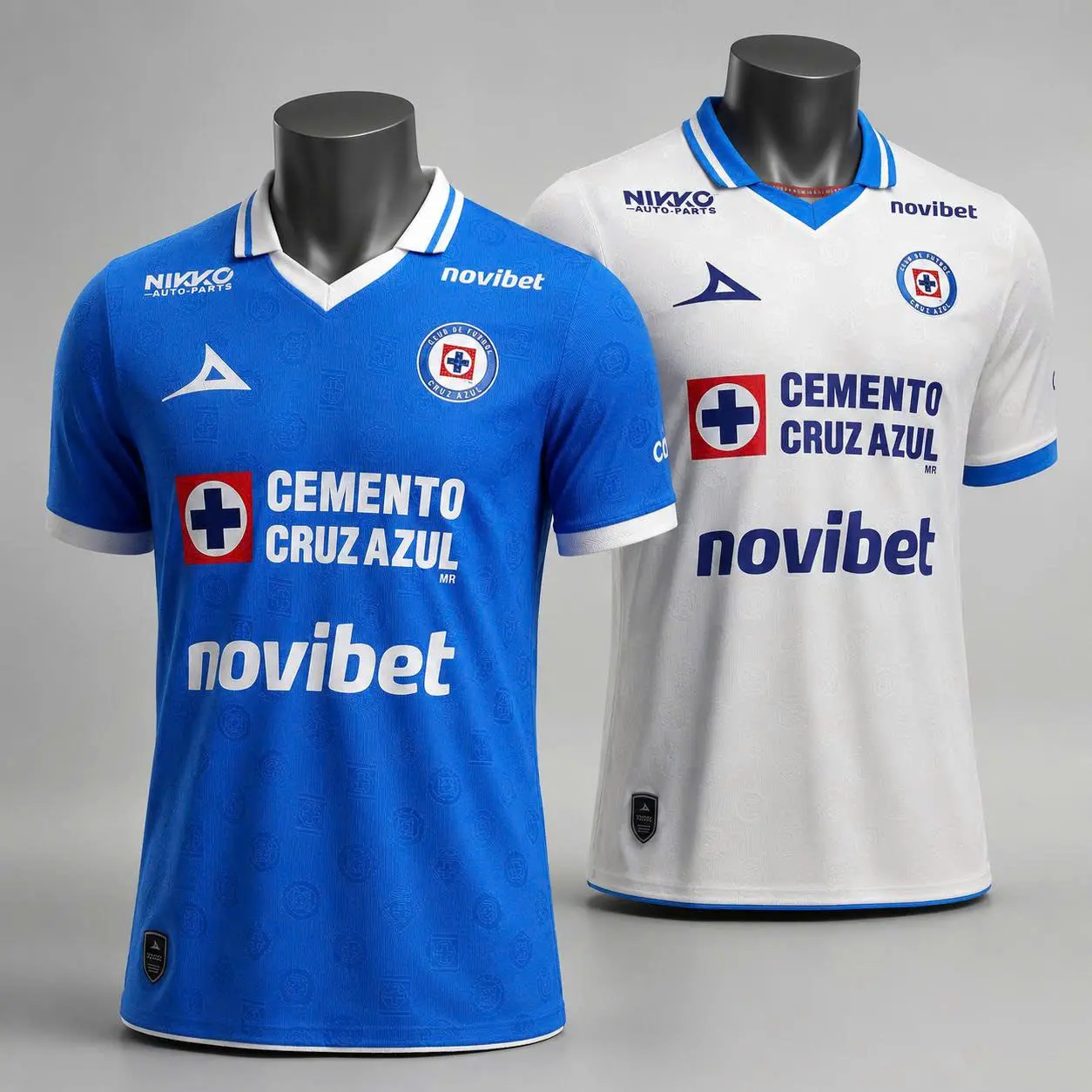 Premium Cruz Azul Home & Away Soccer Jersey – Liga MX Royal Blue & White Football Kits, Official Style La Máquina Shirt, Men's Blokecore Streetwear