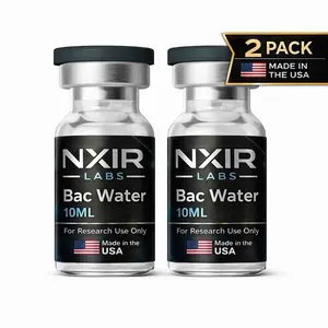 NXIR Labs Bacteriostatic Water 10mL (2 Pack) – Sterile Mixing Solution – Research Use Only
