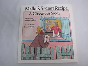 USED Book - Malke's Secret Recipe: A Chanukah Story by David A. Adler (Paperback) - english