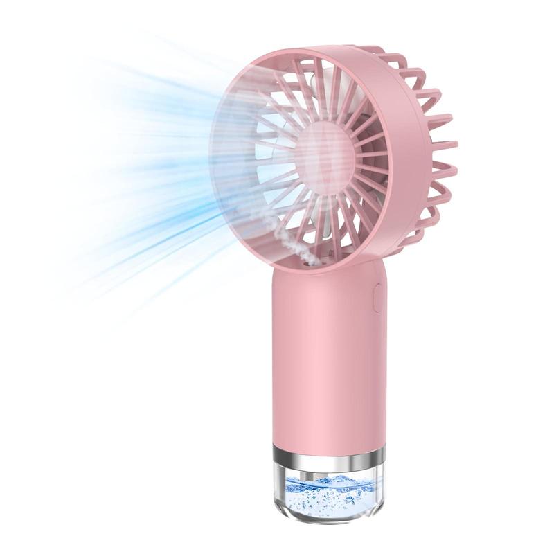 Portable Misting Fan USB Handheld Fan, Rechargeable Mini Spray Water ...
