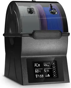 Filament Dryer Box, SH02 Dry Box Filament Sealed Storage Box  Printer 2 Spools Holder with PTC Fast Heater, Filament Dehydrator with Touch Screen Compatible with PLA PETG TPU ABS 1.75/2.85mm