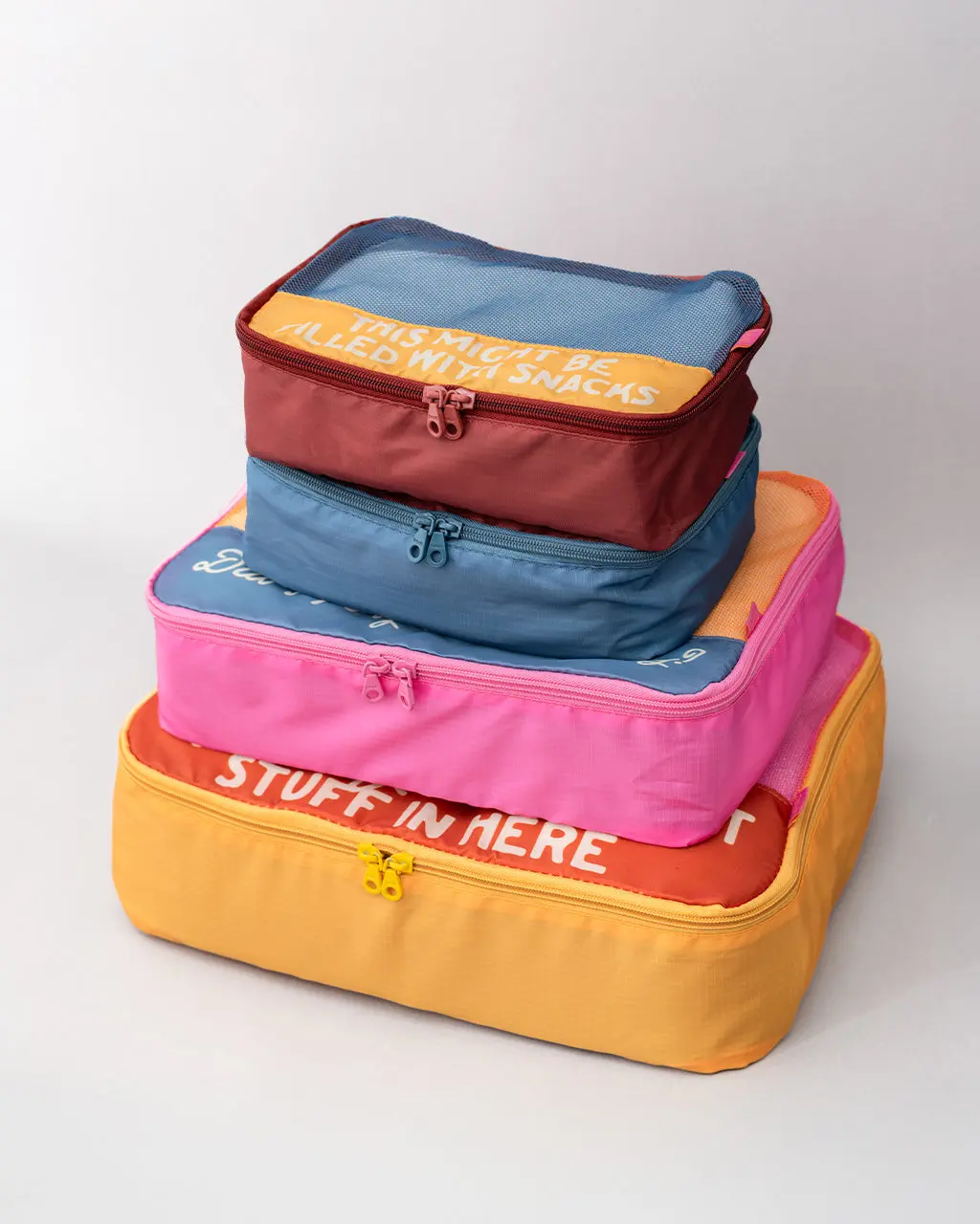 Packing Cube Set - Really Important Stuff Packing Cube Set - Really Important Stuff
