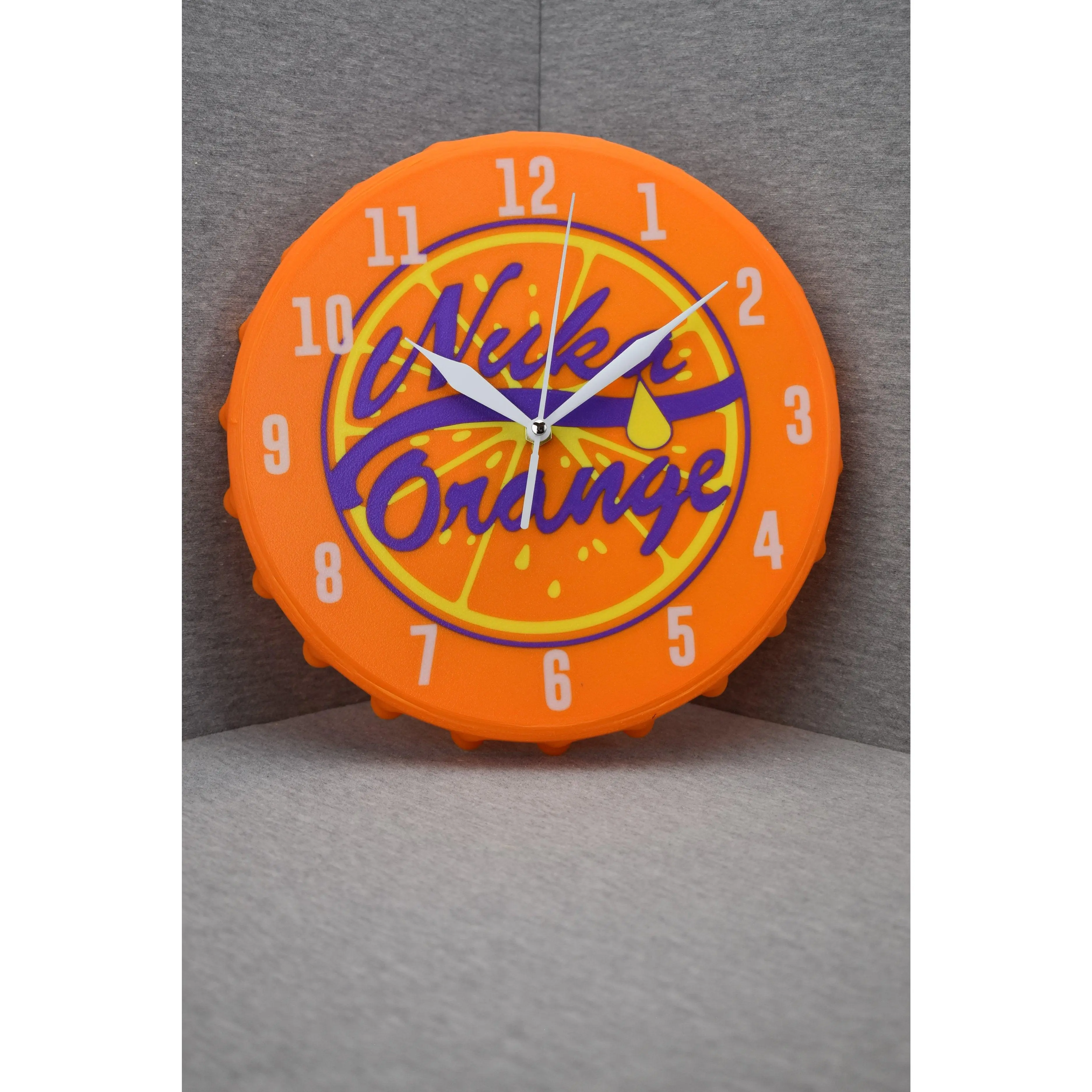 Fallout Nuka Cola Orange Clock