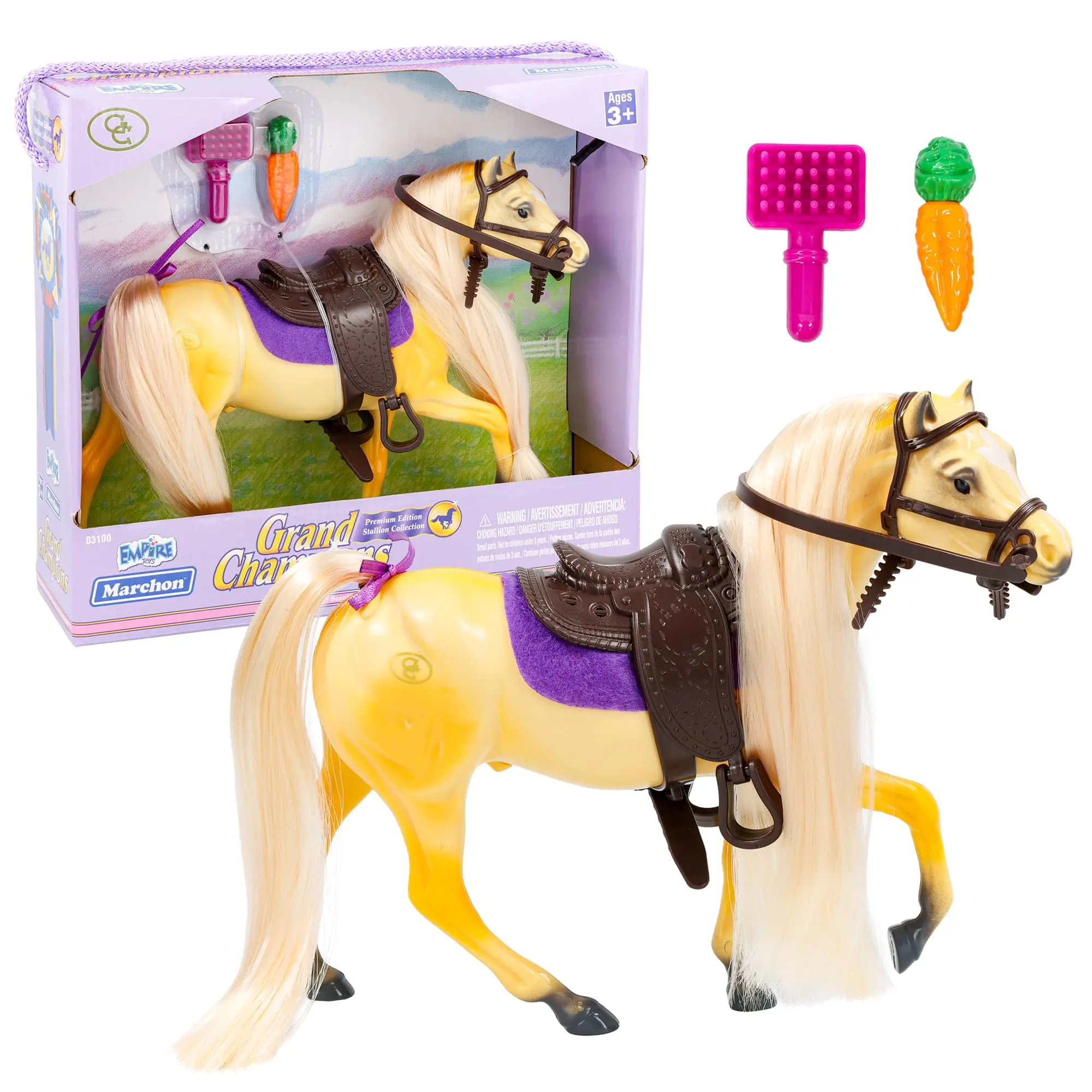 Grand Champions Premium Edition Stallion Collection Palomino Morgan Horse Figure