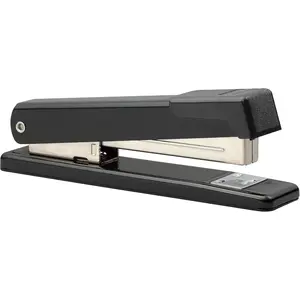 Bostitch Office Classic Metal Desktop Stapler, 20 Sheet Capacity, Dual Clinch, Opens for Tacking, Full-Strip, Black