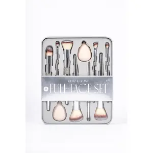 PLATINUM CHROME Glitz & Glam | 10pc Makeup Brush Set | GG4756