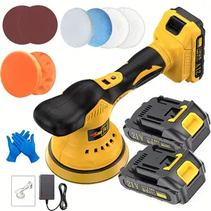 Wireless Polishing Machine - Lithium-Ion Battery Powered for Car Polishing, Waxing, and Surface Paint Care