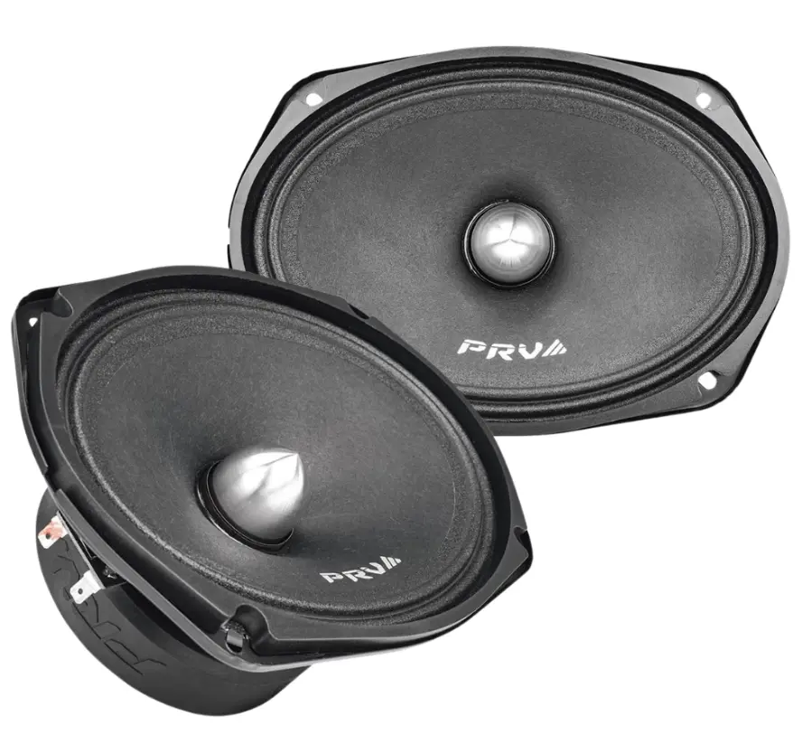 2x Loud 6x9" Car Speakers PRV 1000W 4 Ohm Midrange PRO Audio 69MR500-4 BULLET