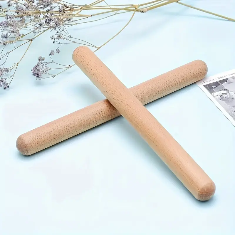 2pcs of Educational Wooden Drumsticks - Beginner Classical Music Rhythm Sticks - Perfect Percussion Gifts for Boys and Girls Instrument Accessories