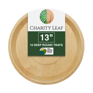 13" Inch Round Deep Platter serving  trays