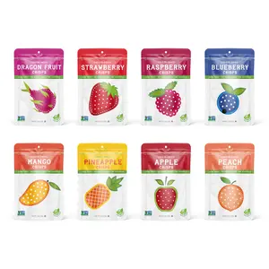 Nature’s Turn Freeze-Dried Fruit Crisps Superfruit Variety Pack Dried Fruit - Plant Based No Sugar Added Snack, Lightweight Crispy Texture, School Lunch, Work Snack Breakfast