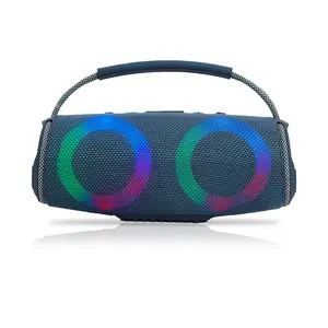 Dazone Wireless Portable Bluetooth Boombox Speaker with USB/SD/MP3 Playback, FM Radio, 4" Woofer, Loud Stereo Sound for Travel, Parties, Outdoors