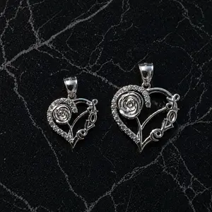 925 Sterling Silver Heart “Love” Pendant