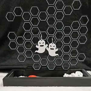 Angry ghost earrings