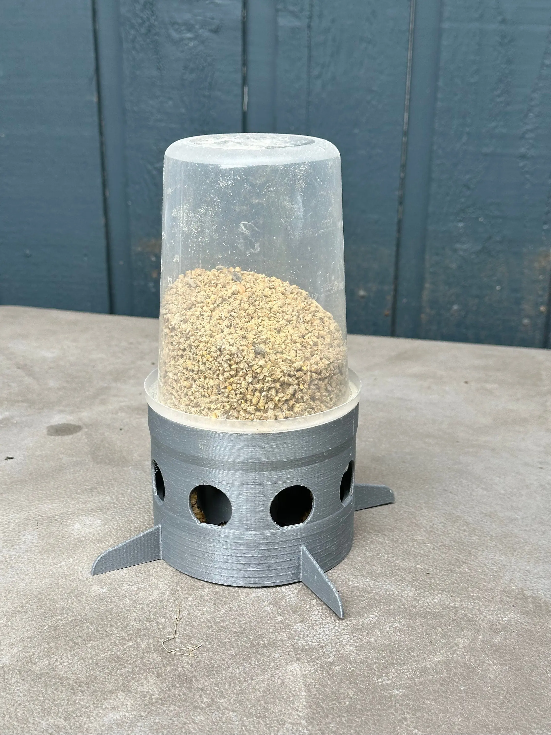 Button Quail Feeder