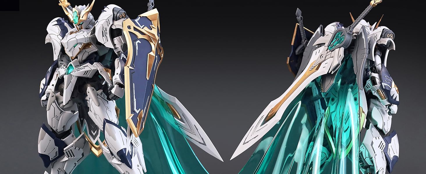 Funtasy Planet SNAA 1/144 Mecha Model Kit - Tristan Knights of the Round Table - Articulated Action Figure Building Kit, Golden Celtic War Patterns & Hidden Covenant Sword, Gift for Adults & Teens Funtasy Planet SNAA 1/144 Mecha Model Kit - Tristan Knights of the Round Table - Articulated Action Figure Building Kit, Golden Celtic War Patterns & Hidden Covenant Sword, Gift for Adults & Teens