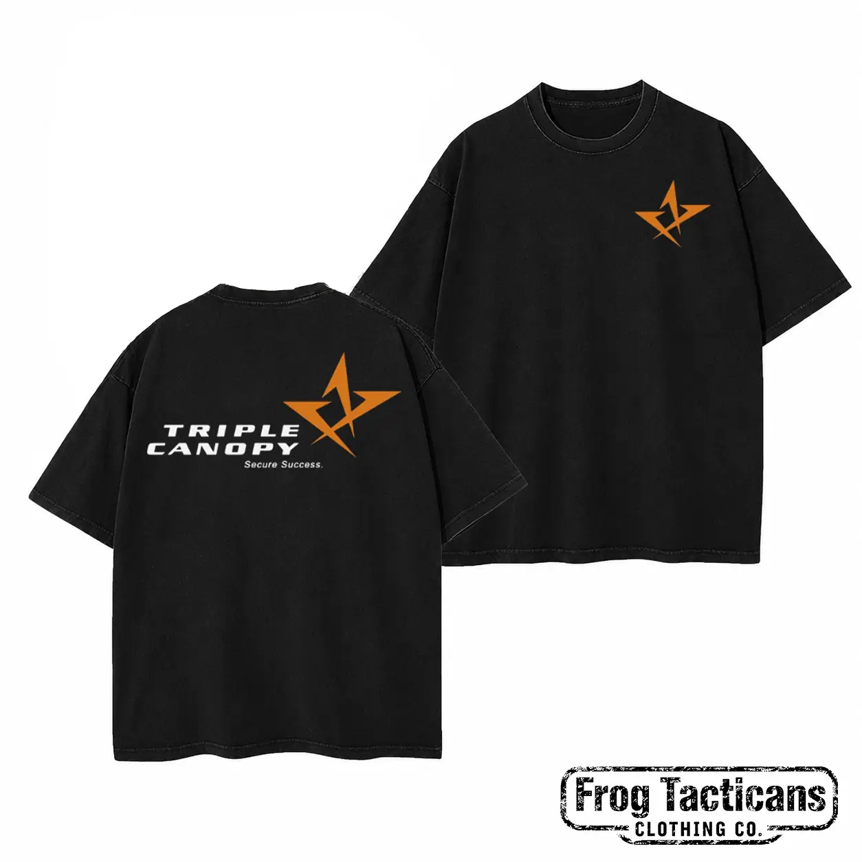 Triple Canopy T-Shirt Secure Success Graphic Tee Retro Tactical Private Security Apparel Gifts