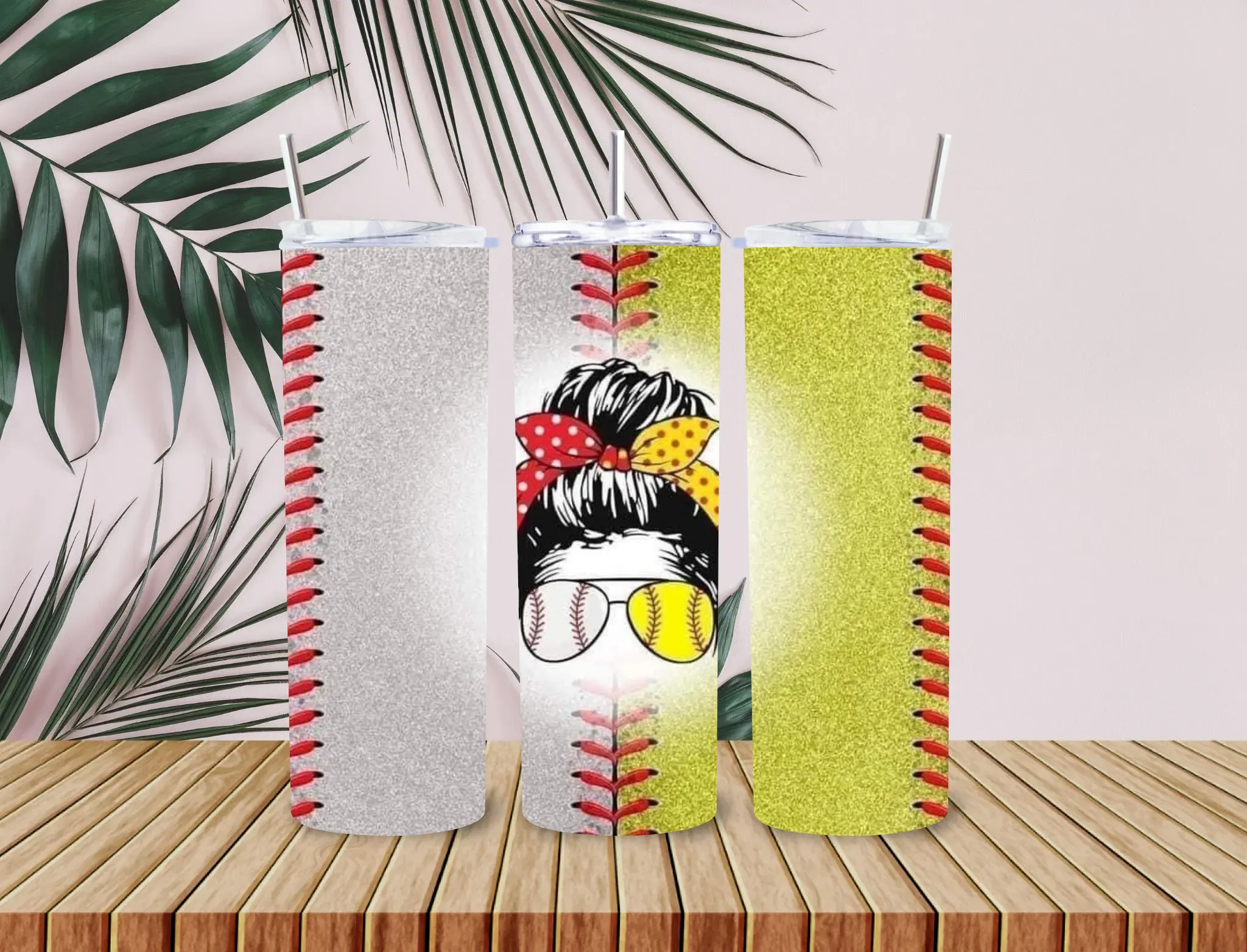 BASEBALL Softball Mom 20oz Stainless Steel Water Bottle Gift - Drinkware, Tumbler Flasks Insulated