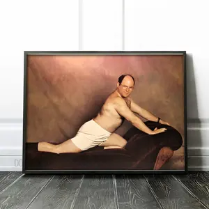 Trendy Poster-George Costanza The Art of Seduction Seinfeld Premium Art Print Decor Room Colorful Gifts Decoration Ornaments
