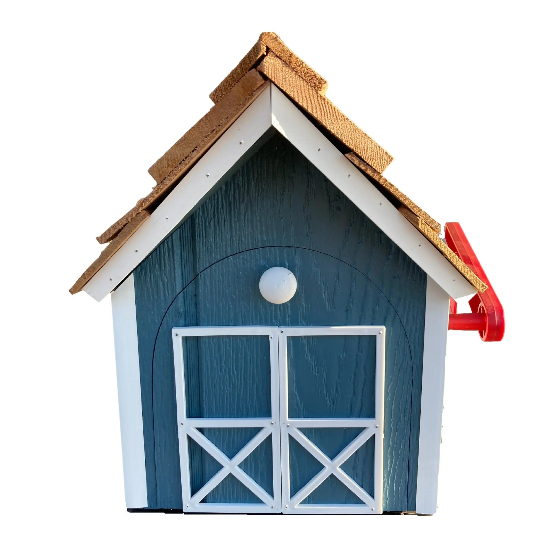 Rustic Wood Mailbox | Amish Barn Style House Mailbox |