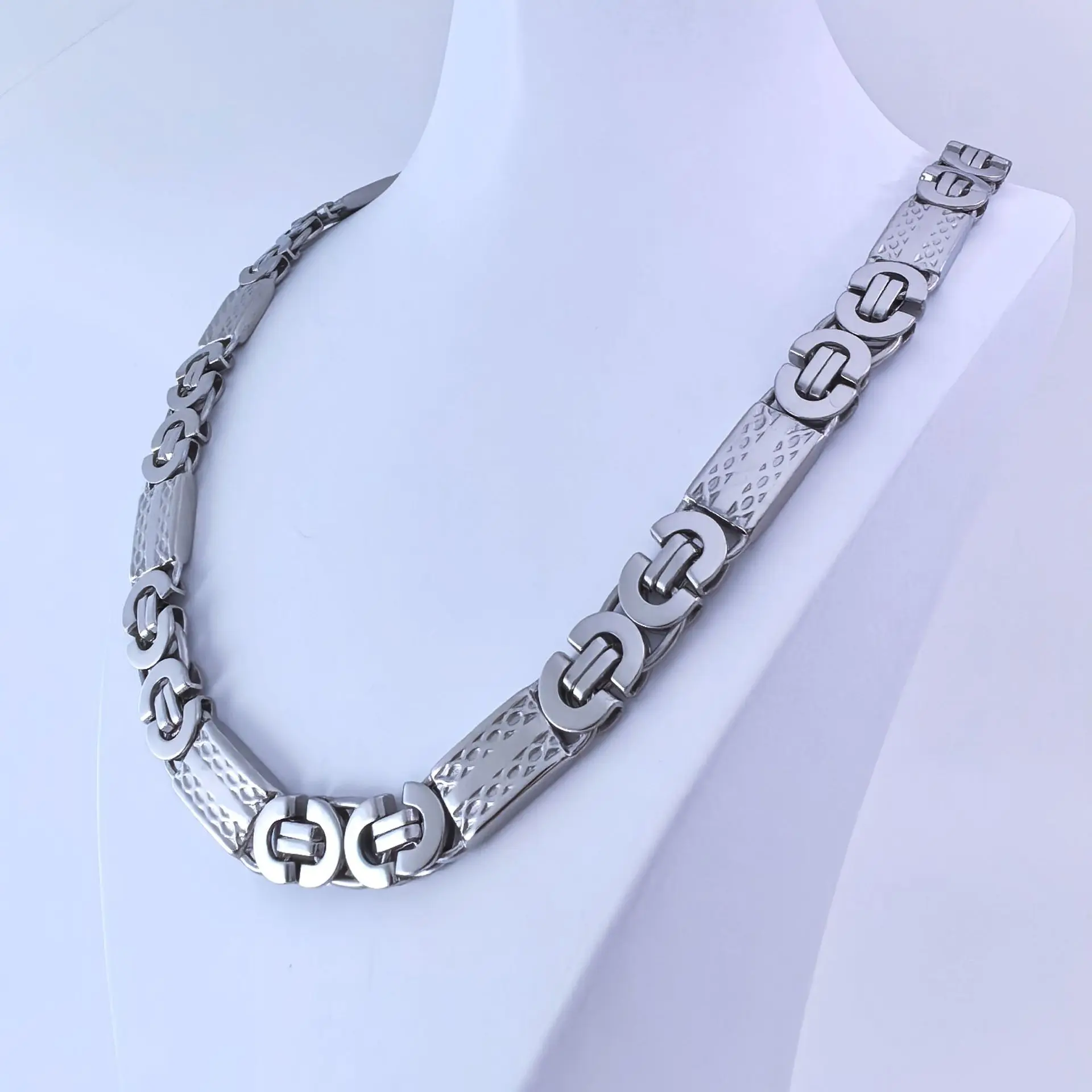Steel necklace 11mm * 60cm