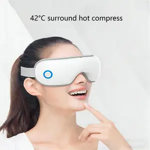 Heated Bluetooth Eye Massager, Eye Gifts with 5 Massage Modes and 180° Folding Design, Comfort & Portable, Perfect for Home, Office, or Travel