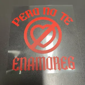 “Pero No Te Enamores” FUERZA REGIDA Car/Window/Door Vinyl Decal