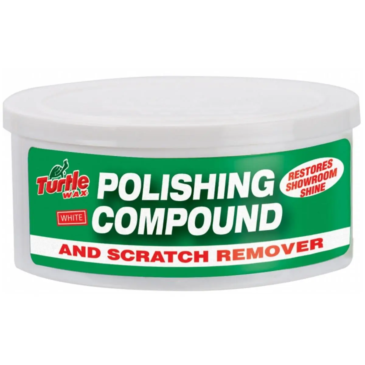 Turtle Wax T-241A White Polishing Compound, 10.5 Oz Car Rubbing Compound, Scratch Remover, Polish Restorer for Showroom Shine Restoration