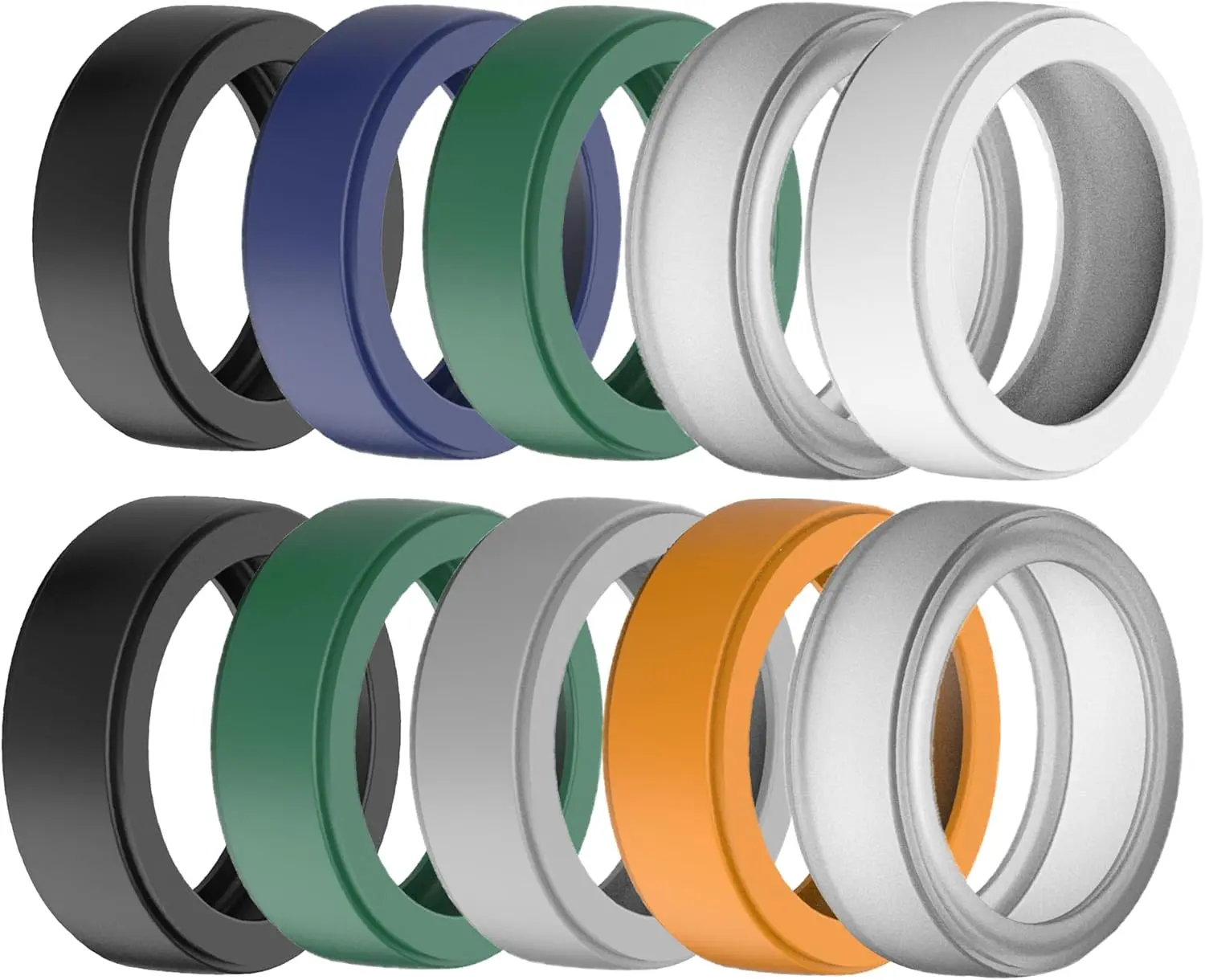 Ring Protector Compatible with Oura Ring Gen 3 and All  Rings, Elastic  Rings Cover for Men and Women (10PCS, M(9/10/11))