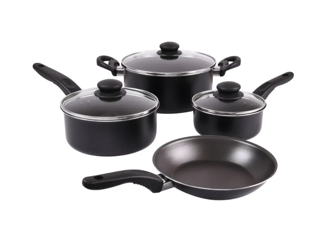 7-Piece Nonstick Aluminum Cookware Set