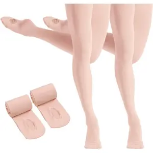 Ballet Tights for Girls - Ultra Soft Dance Tights Convertible Tight Elastic Fabric