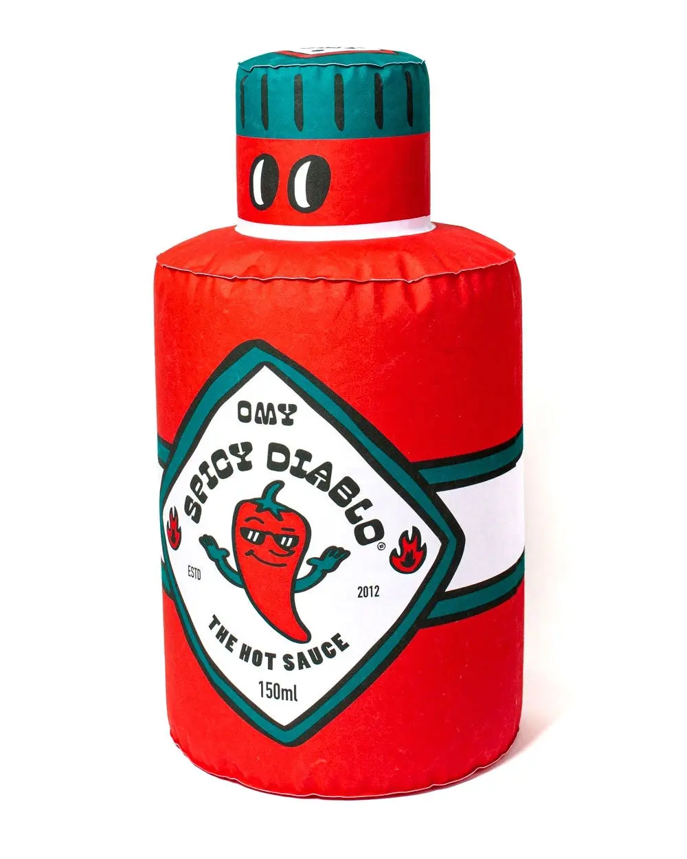 Hot Sauce Giant Inflatable Pillow