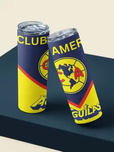 America 20oz Skinny Tumbler Vaso - Single Container for Refreshing Beverages - Drinkware, Bottle Drinkware Water Bottles Portable Reusable Washable Colorful