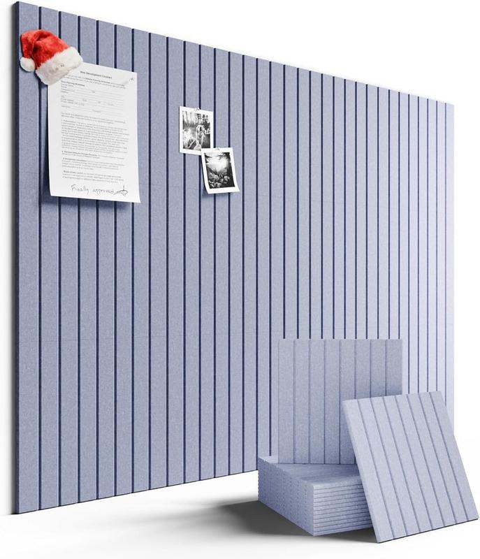 2026 Vision Board Large Felt Bulletin Board 48" X 36" Cork Board Alternative-12 Pack with 70 Safe Removable Adhesive Tabs, Cork Boards for Walls Cork Board for Home Office Classroom Pin Board (Oatmeal)