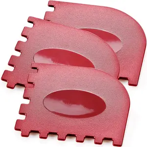 3 Set Plastic Grill Pan Scraper Tool for Griddle Cleaner and Cast Iron Accessories - Kitchen Cleaning Tool Kit